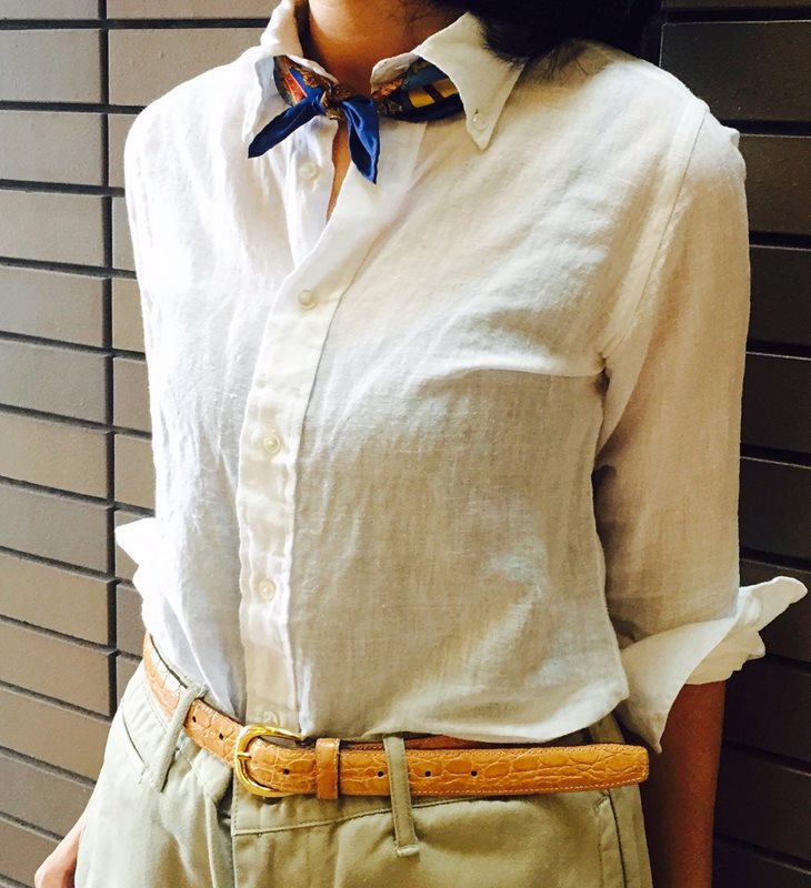 板倉直子さんのデイリースタイル【9月編】#白シャツ | 暮らしとおしゃれの編集室