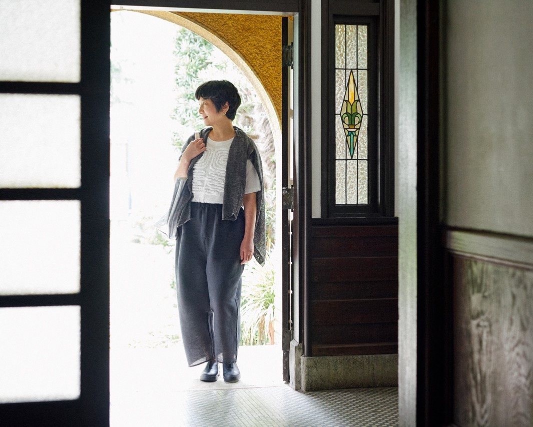 後藤由紀子さん 夏のお気に入りは「プランテーション」の楊柳の服