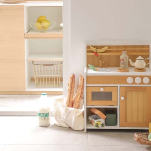 天然木を使用したおままごとキッチン PIENI KOTIの”PIENI KITCHEN 