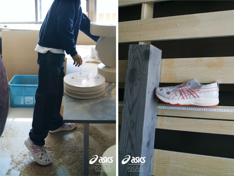 ASICS（アシックス）×建築家・隈研吾氏のコラボレーションシューズ 
