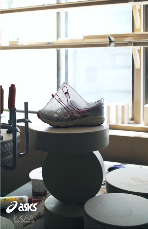 ASICS（アシックス）×建築家・隈研吾氏のコラボレーションシューズ 