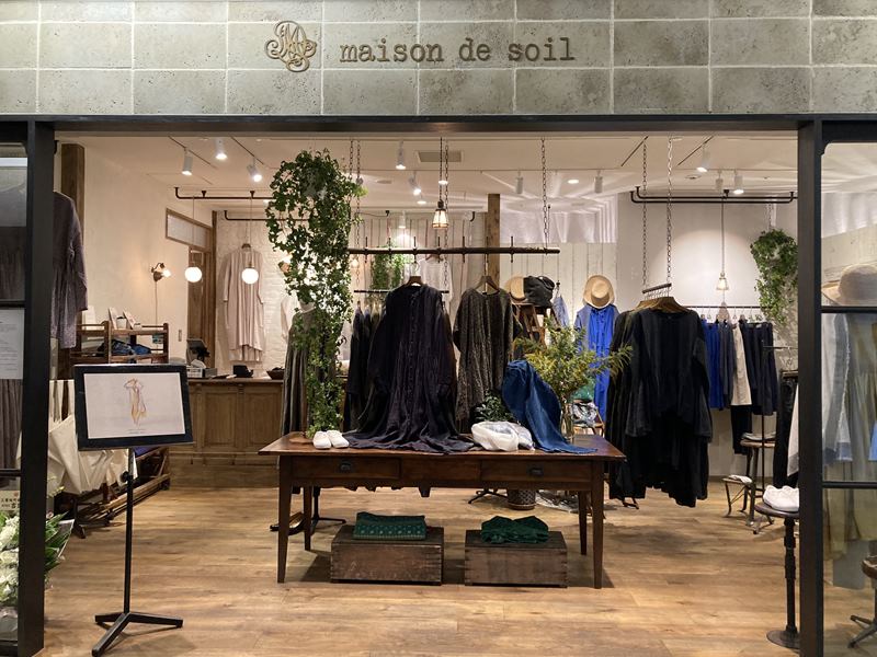 リニューアルオープンした maison de soil メゾン ド ソイル 丸の内店で 周年を記念したフェアを開催中
