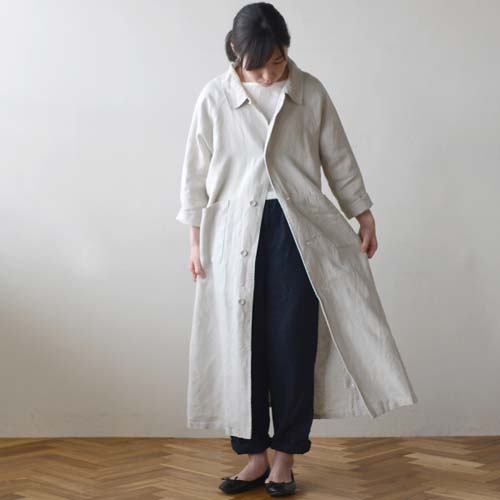 お気に入りの fog 季節のおすすめ商品 linen ウールリネンコート- work